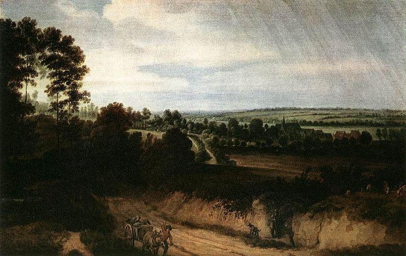 Lodewijk de Vadder Landscape before the Rain Spain oil painting art